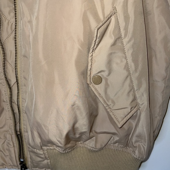 AKOO Embroidered No Rivals Tan Eagle Bomber Jacket - Picture 8 of 11